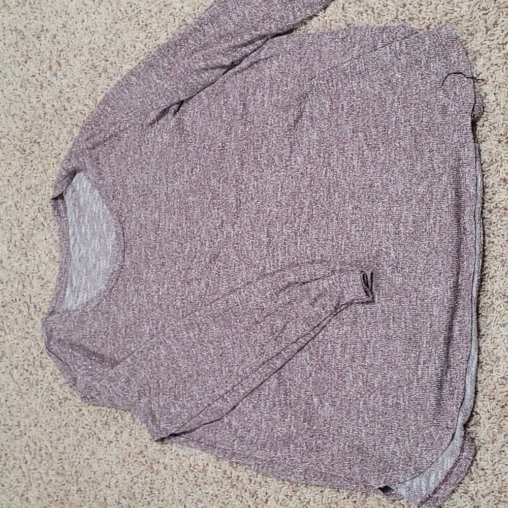Purple glitter sweater size 3x